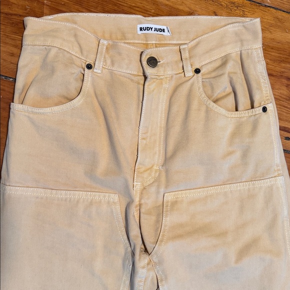 Rudy Jude Utility Jeans Size 2 Lemonade - Picture 3 of 16